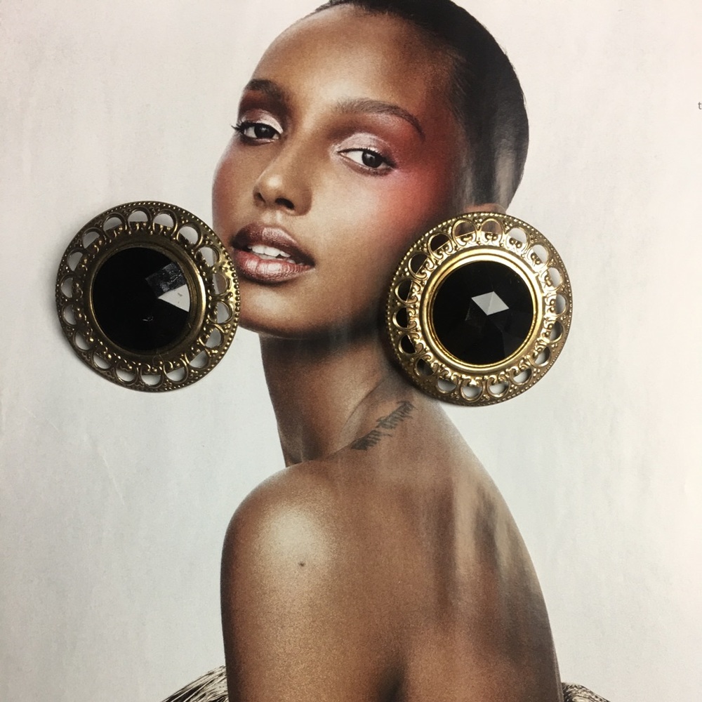 Vintage statement earrings